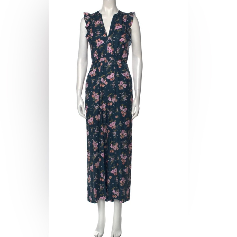 Rebecca Taylor Silk Floral Jumpsuit, Size 6